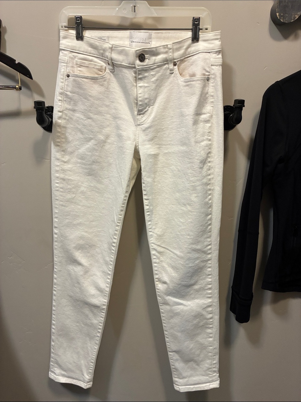 White House Black Market Women's White Skinny Jeans